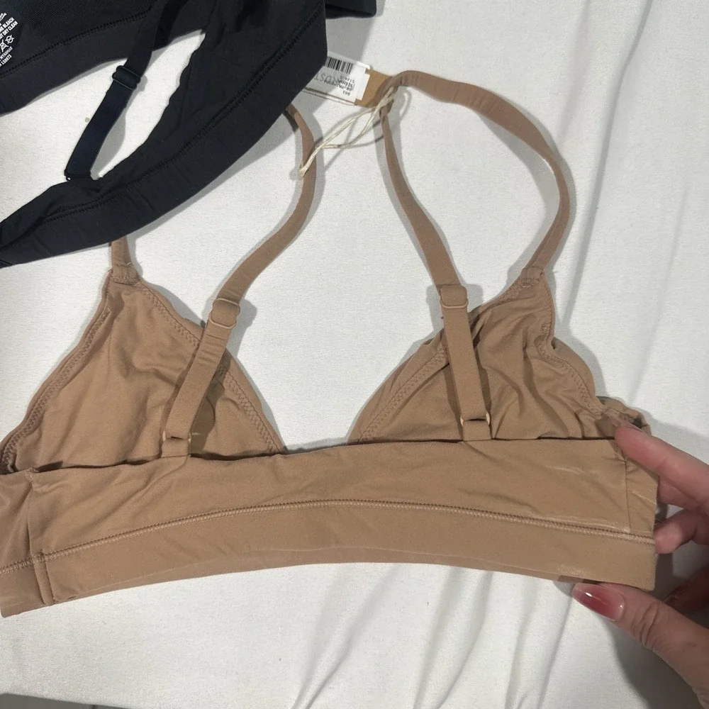 NWD $68 Skims [ 2PC Small ] Fits Everybody Bralette in Black‎ + Sienna #T2123 - Picture 16 of 16